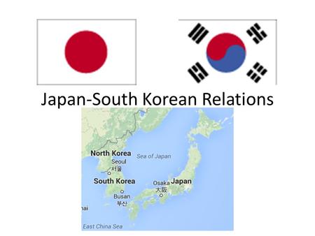Japan-South Korean Relations