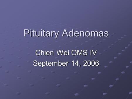Chien Wei OMS IV September 14, 2006
