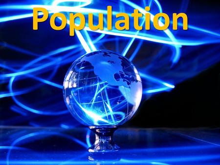 Population. Population Distribution Population distribution explains where people live. Why do some people prefer to live in region A compared to region.