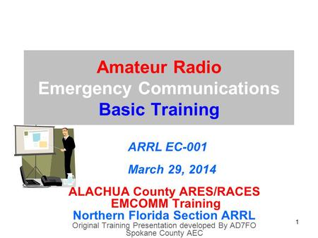Amateur Radio Emergency Communications Basic Training