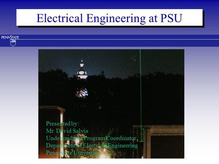 Electrical Engineering at PSU
