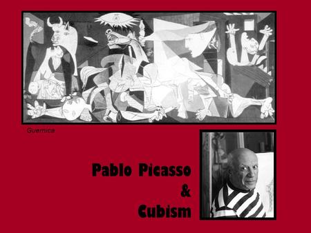 Grade 4 Guernica Pablo Picasso & Cubism.