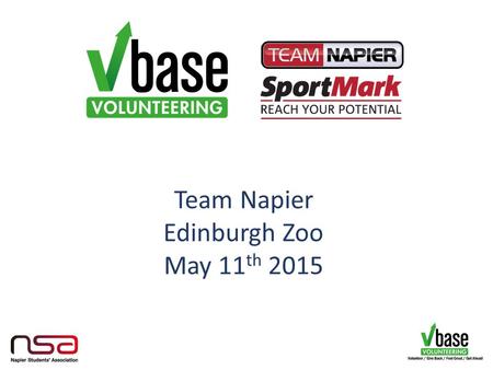 Team Napier Edinburgh Zoo May 11 th 2015. Engage… students in unique ways to support them in becoming better global citizens and skilled graduates Empower…