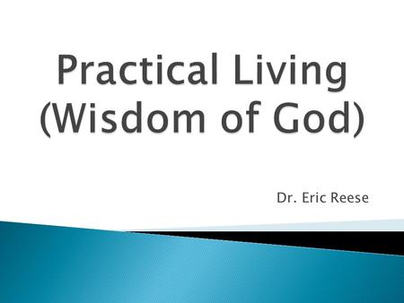 Dr. Eric Reese. The traditional author is James (Hebrew, Jacob), the half-brother of Jesus (one of four sons from Mary and Joseph (cf. Matt. 13:55;