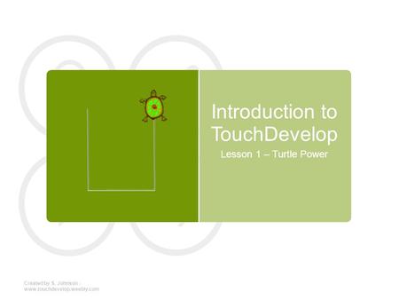 Introduction to TouchDevelop