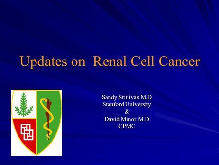 Updates on Renal Cell Cancer