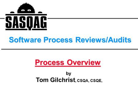 Software Process Reviews/Audits