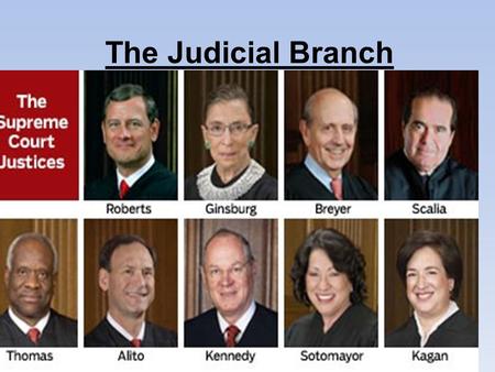 The Judicial Branch. Judicial Branch Article III of the Constitution by creating a National Supreme Court. Article III also gave Congress the power to.