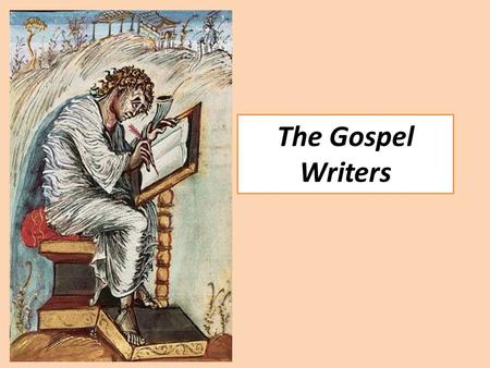 The Gospel Writers. The Gospels (Matthew, Mark, Luke and John) are the first four books of the New Testament. All of them tell the story of Jesus’ life,