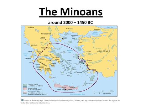 The Minoans around 2000 – 1450 BC. Table of contents 1. The Palace Civilization of the Aegean The Palace Civilization of the Aegean 2. Excavations Excavations.