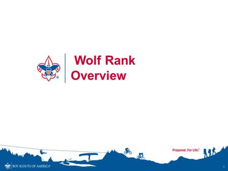 1 Wolf Rank Overview. Wolf Rank Overview - Objectives By the end of the session, participants will… Understand and communicate to others the updated requirements.