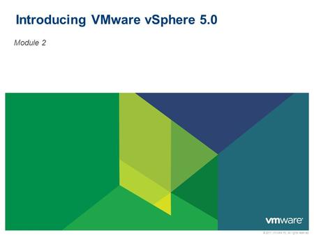 Introducing VMware vSphere 5.0