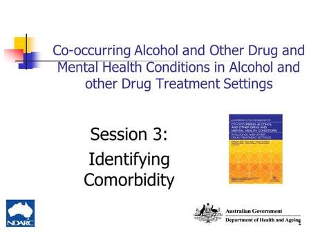 1 Co-occurring Alcohol and Other Drug and Mental Health Conditions in Alcohol and other Drug Treatment Settings Session 3: Identifying Comorbidity.