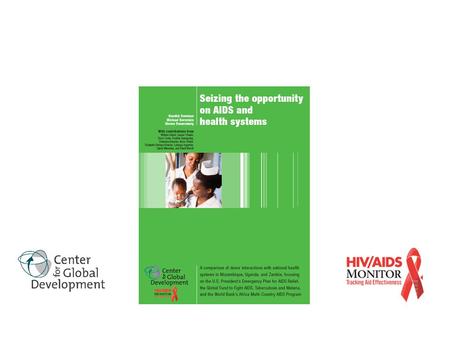 HIV/AIDS Monitor Objectives Create new knowledge on HIV/AIDS aid design, delivery and management Inspire and influence change in donor programs for HIV/AIDS.