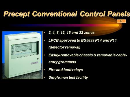 Precept Conventional Control Panels