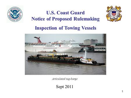 U.S. Coast Guard Notice of Proposed Rulemaking