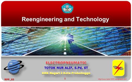 Reengineering and Technology 1 http//www.totok1972.wordpress.comRPP_03.