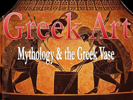 Very few Greek painted pictures have survived the 2500 years since they were painted. Most of what we know about Greek art comes from the pictures they.
