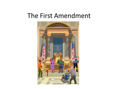 The First Amendment. Actual Text Congress shall make no law respecting an establishment of religion, or prohibiting the free exercise thereof; or abridging.