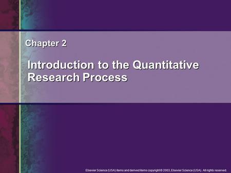 quantitative research types ppt