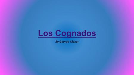 Los Cognados By George Mazur. Cognate One - Academy In English, this cognate is academy. In Spanish, it is la academia. An academy is a place of studying.