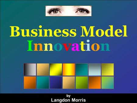 © Copyright 2006 By InnovationLabs Business Model Innovation Business Model by Langdon Morris Innovation.