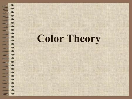 Color Theory.