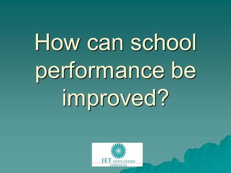 How can school performance be improved?. Relationship between learning outcomes and enrollment Crouch and Vinjevold, 2006.