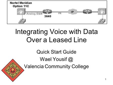 Integrating Voice with Data Over a Leased Line