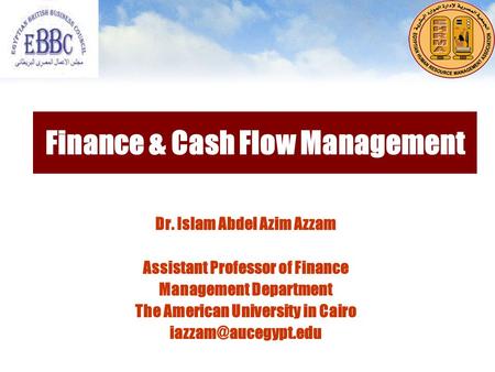 Finance & Cash Flow Management