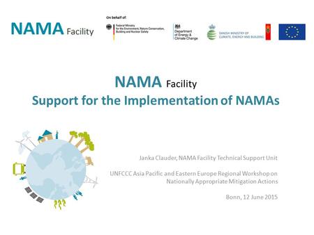 NAMA Facility Support for the Implementation of NAMAs