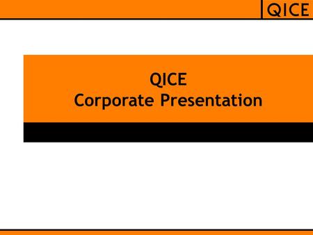 QICE Corporate Presentation. Table of Content  Introduction  Service Offerings  Technology Offerings  Delivery Models  Engagement Models  References.
