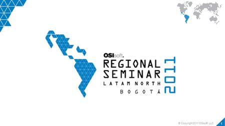 © Copyright 2011 OSIsoft, LLC 1. Presented by 2 PI System Product Roadmap Ana Vivas Field Service Engineer OSIsoft México PI System Product Roadmap.