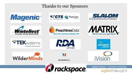Insightful Solutions :: Innovative Technologies Thanks to our Sponsors.