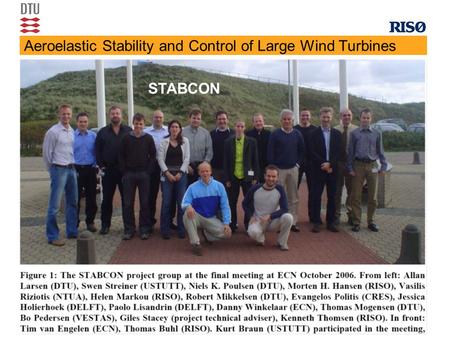 Aeroelastic Stability and Control of Large Wind Turbines