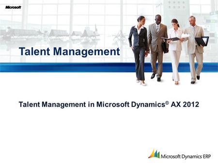 Talent Management in Microsoft Dynamics® AX 2012