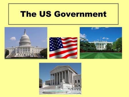 The US Government. Aim: Identify the main branches of the federal government and the part that they play in the US government. Success Criteria: Identify.