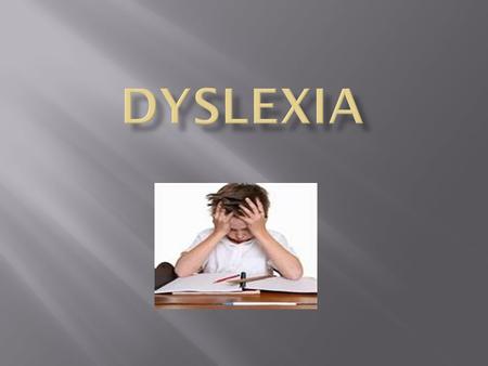  An impairment in brain's ability to translate written images received from the eyes into meaningful language.  Dyslexia is a specific reading disability.