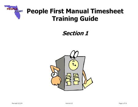 People First Manual Timesheet Training Guide Section 1