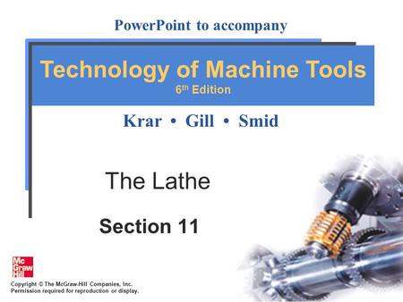 The Lathe Section 11.