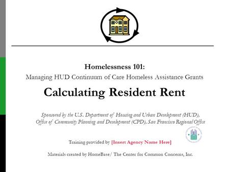 Calculating Resident Rent