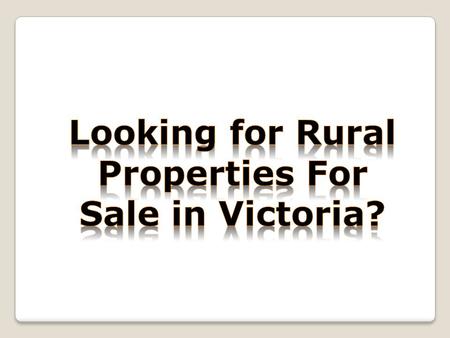 PRH specialises in the purchase, development, marketing and sale of country property throughout Victoria. We are amongst top leader for rural property.
