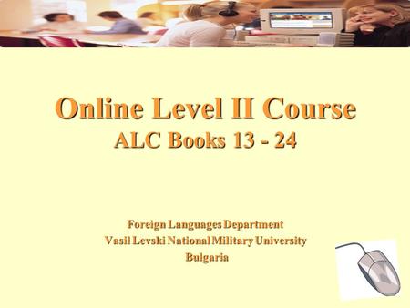 Online Level II Course ALC Books