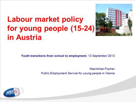 Labour market policy for young people (15-24) in Austria