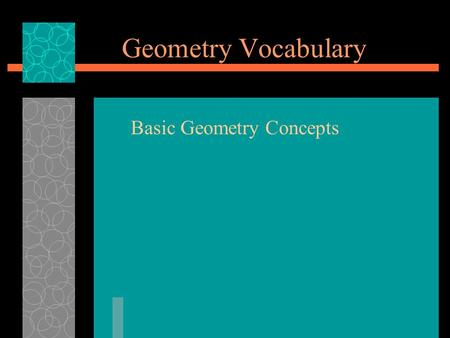 Basic Geometry Concepts