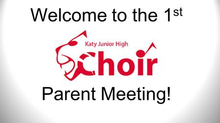 Welcome to the 1 st Parent Meeting!. 1.) Fee Form/$40 2.) Handbook Acknowledgement 3.)Medical and Transportation Permission.