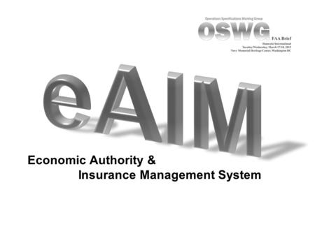 Economic Authority & Insurance Management System.