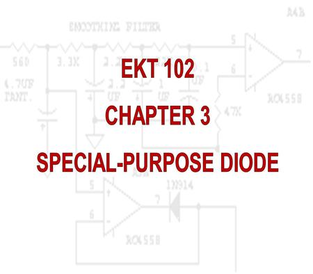 SPECIAL-PURPOSE DIODE