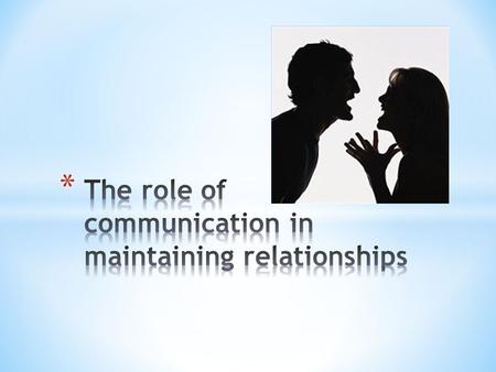 * Unhealthy and healthy relationships Could depend on how they communicate (and if at all!) Attributional style – behaviours – are they dispositional.