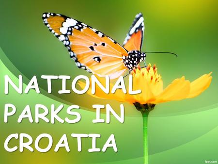 NATIONAL PARKS IN CROATIA. Brijuni Brijuni are beautiful islands and National Park in the Adriatic Sea. the two largest islands are Big Brijun (7 km 2.